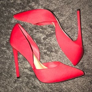 Red Pointed Toe Heels